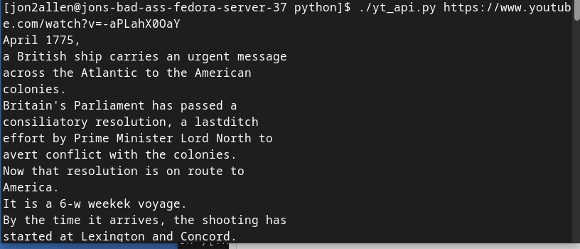 Python and transcript formatting. Using AI to format | by jon allen ...