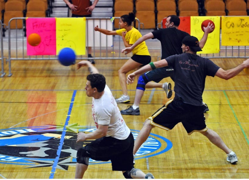 Dodgeball. Aufgrund der Abstimmung auf Insta vor… by Progyreporter