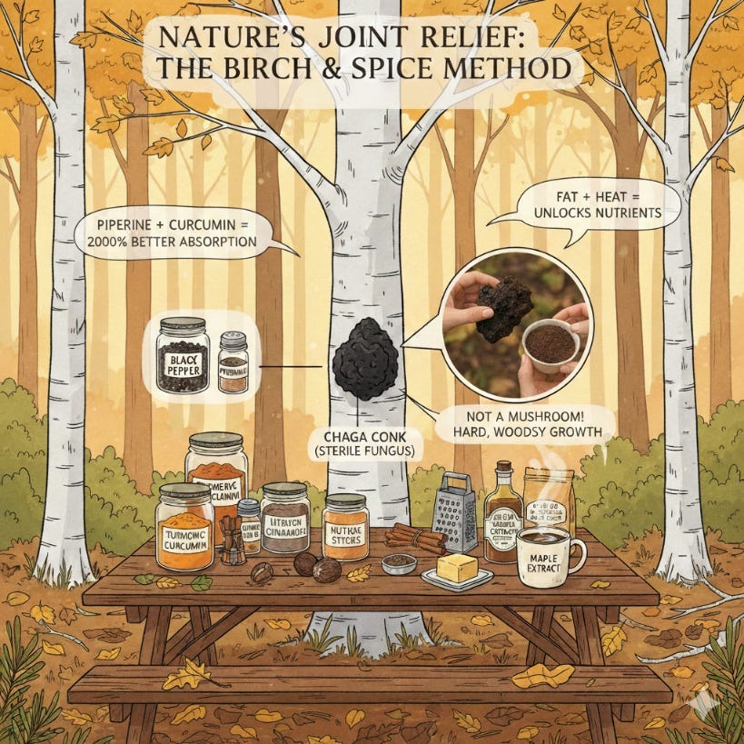 The Birch and Spice Method: A Bioavailable Blueprint for Joint Pain