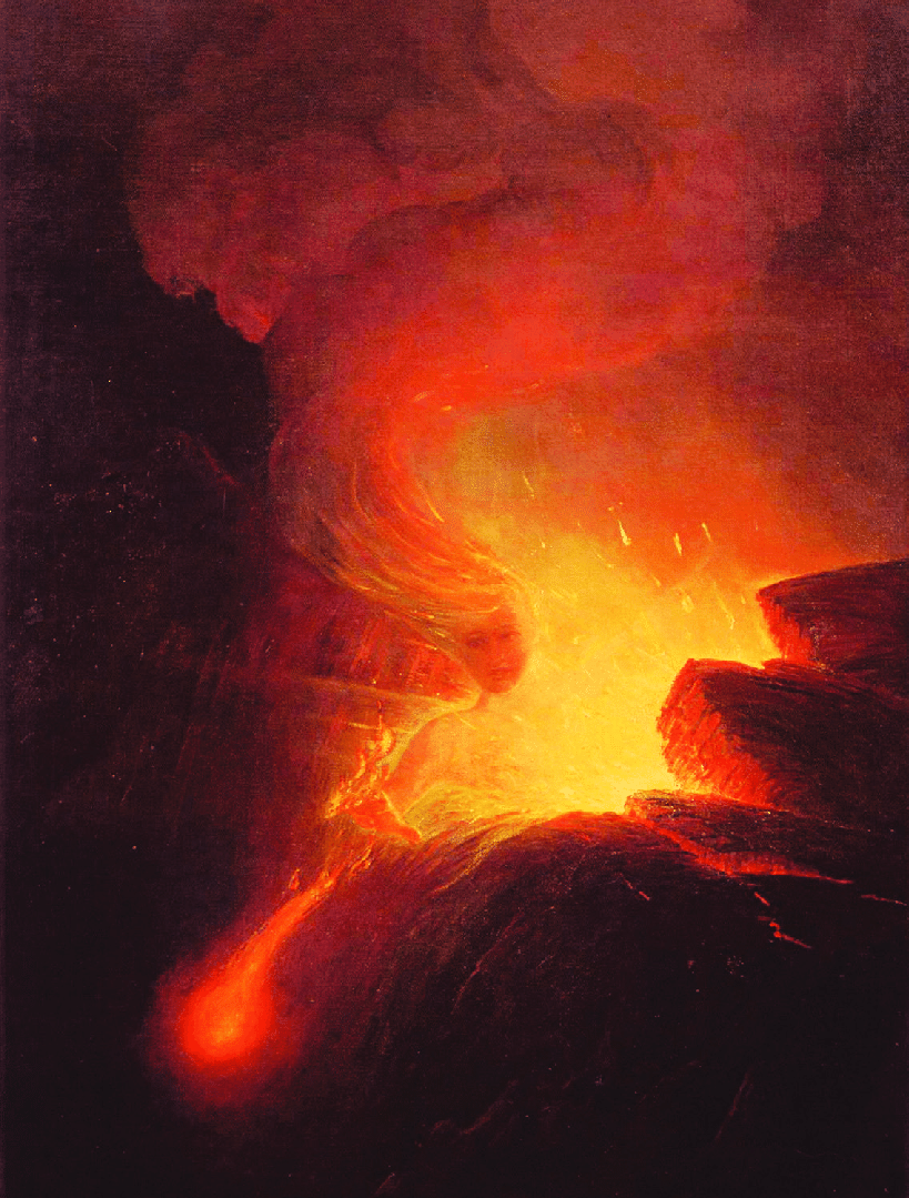 D. Howard Hitchcock’s painting of Pele