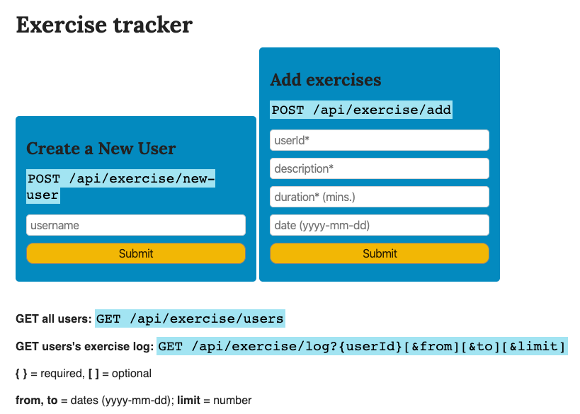 REST API Project: Exercise Tracker | by Libor Marko | Medium
