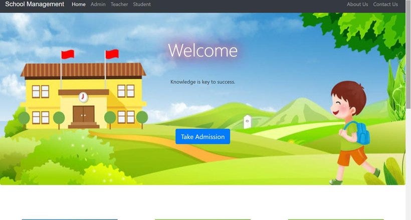 School Management System Project with Source Code | Python | Django
