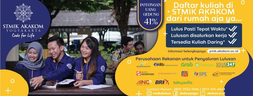 Link : pmb.akakom.ac.id