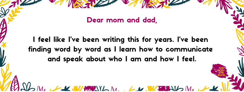 Dear Mom and Dad — An open letter to my parents | by The Way She Runs