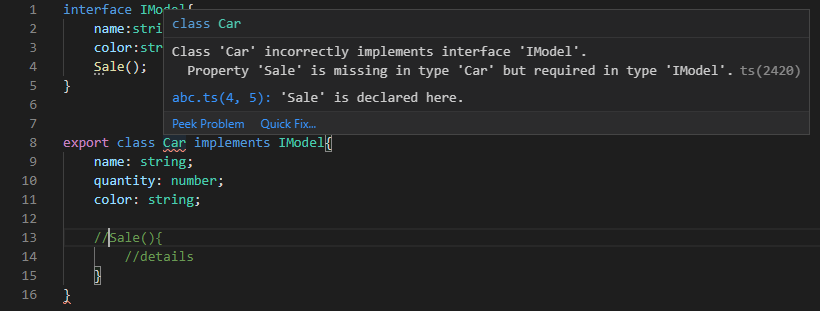 Interface in TypeScript. An Interface is a contract created for… | by ...