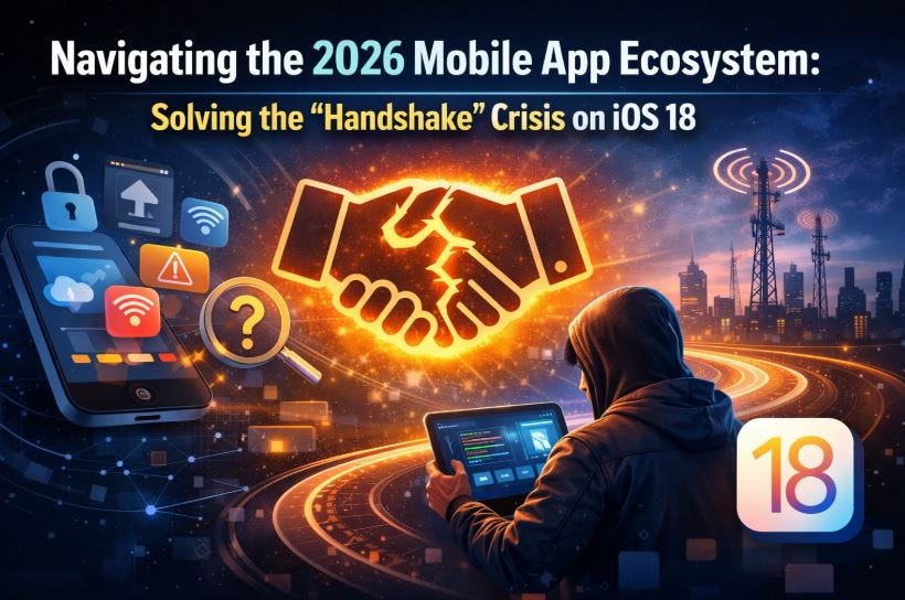 Navigating the 2026 Mobile App Ecosystem: Solving the “Handshake” Crisis on iOS 18