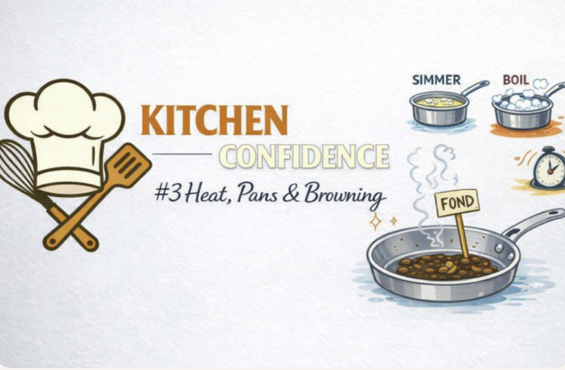 Kitchen Confidence #3: Heat, Pans & Browning