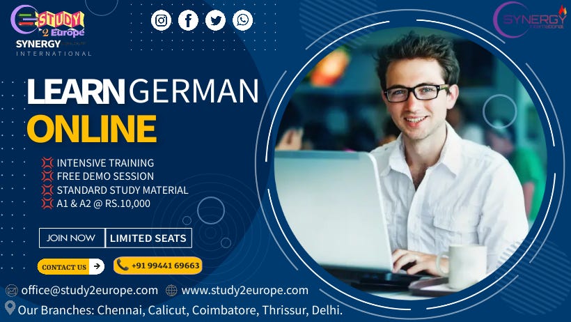 The Complete German Course — Enroll Now & Start Learning - Synergy ...