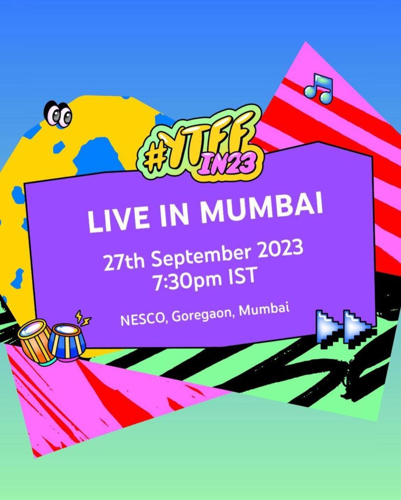 15 years of YouTube in India Fanfest 2023 The Reelstars by TheReel