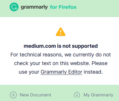 Grammarly Not Working on Medium?! Use this tool instead! | by Maxim ABE |  ILLUMINATION | Medium