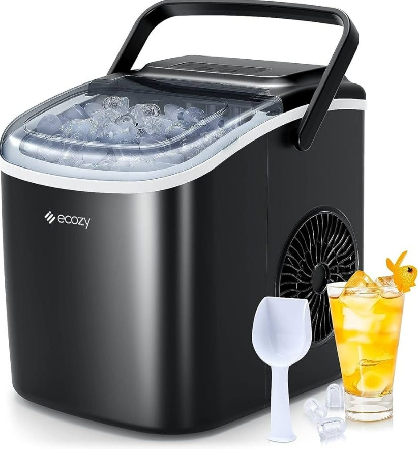 Elevate Your Drink Game with the ecozy Nugget Ice Maker Countertop Say
