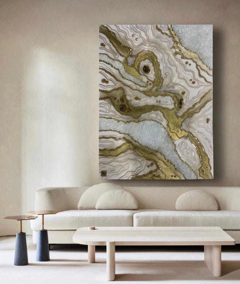 Elevating Your Home Decor with Custom Resin Wall Art  by RB Resin Artist  Medium