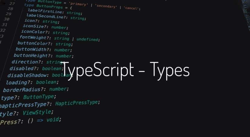 TypeScrip: Common Types — Primitive | by Phongharit Pichaiwong | Medium