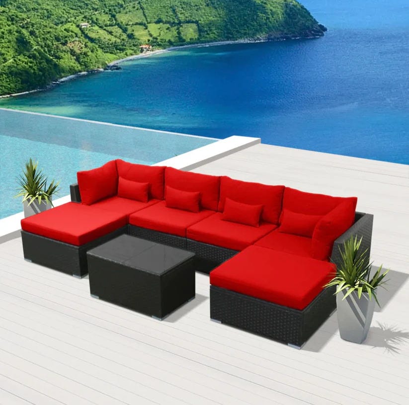 (7) Outdoor Modern Patio Furniture - Outdoorfurniturelosangles - Medium