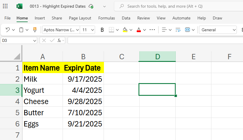 How to Highlight Expired Dates in Excel Automatically | by Ibnul Jaif ...
