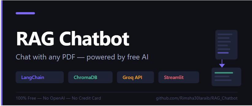 I Built a RAG Chatbot for Free -No OpenAI, No Credit Card, No Excuses