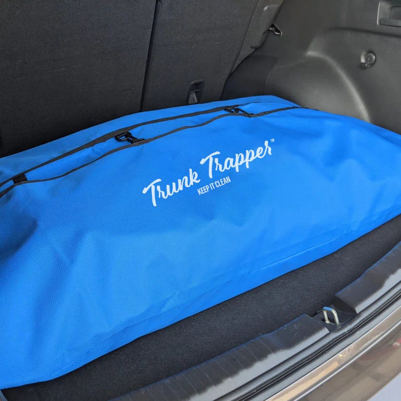 Trunk trapper Vehicle Trunk Storage Bag, Trunk Organizer, Beach Blue