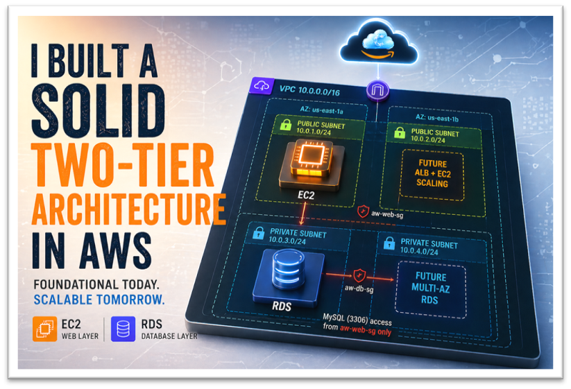 Building a 2-Tier Architecture in AWS w/ EC2 + RDS | Medium