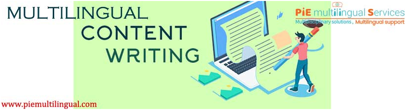 Associate with Multilingual Content Writing Company to resolve language ...