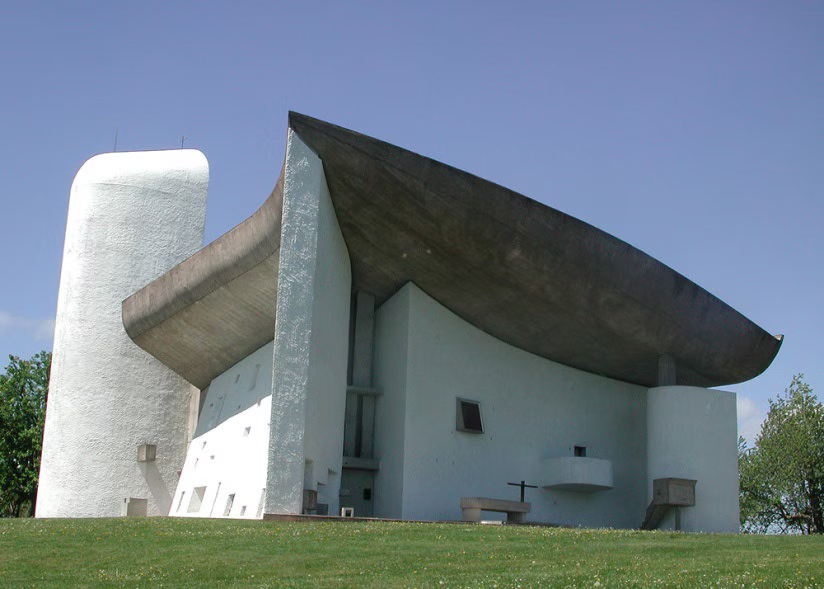 Ronchamp Chapel by Corbusier