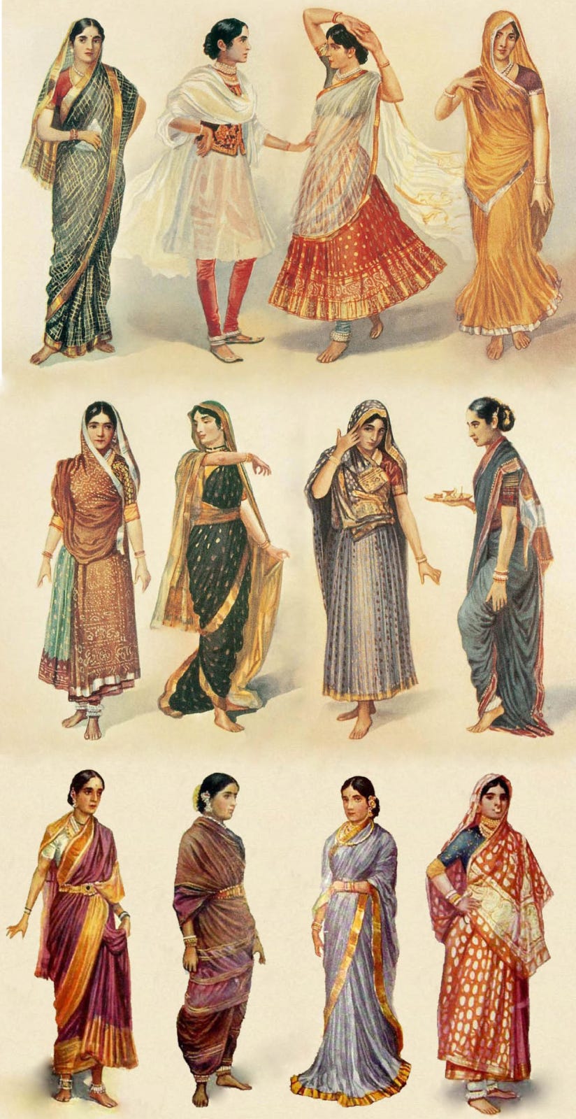Types Of Ethnic Wear With Names, Ethnic Outfits