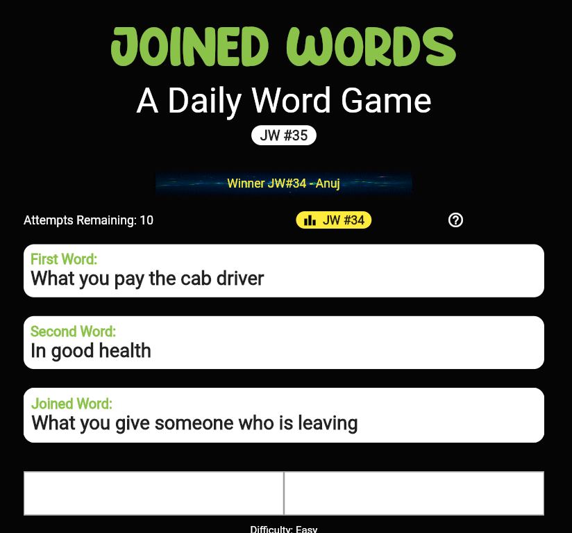 Wordle – A Daily Word Game – Games That Play 