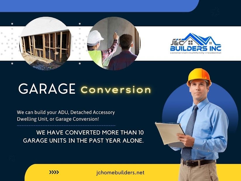 Long Beach Garage Conversion. Adding Value To Your Property: Garage
