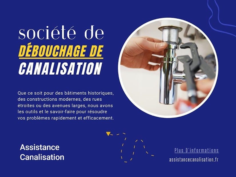 société de débouchage de canalisation | by Assistance Canalisation | Sep,  2023 | Medium