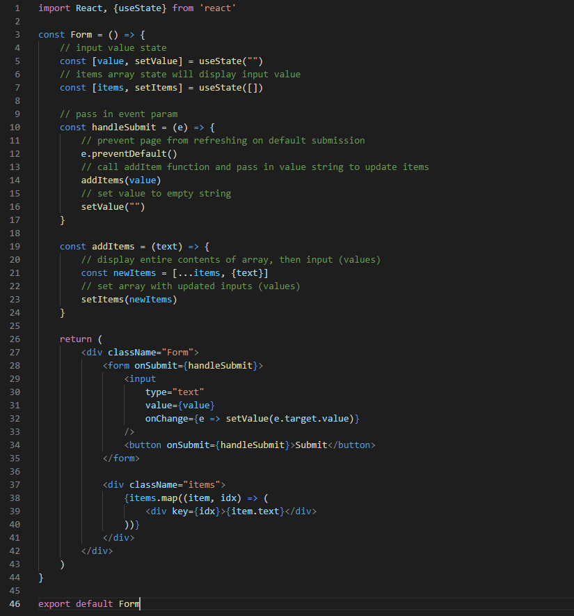 How to Handle Input in React with Hooks by Aiden Oliver Medium
