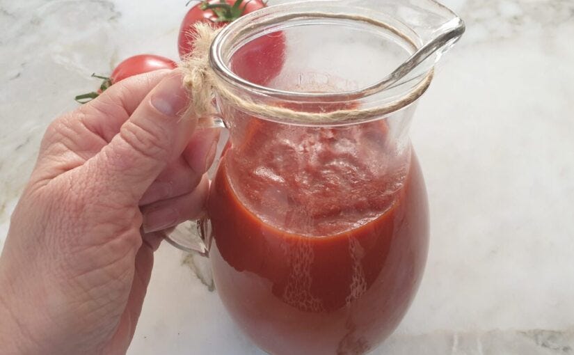 Frying tomato paste into his shells by Good News Medium