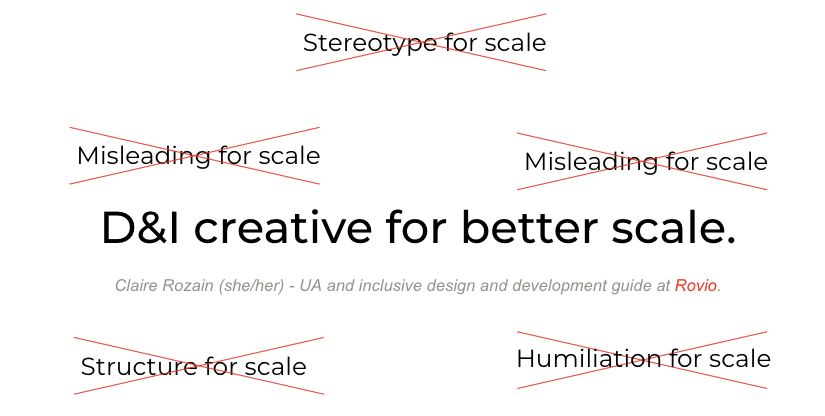 D&I creative for better scale. - Claire Rozain - Medium