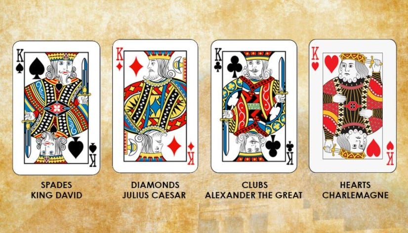 The Fascinating Story Behind Who The Kings On The Playing Cards