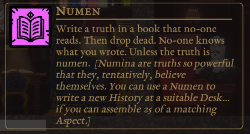 Emergent Narrratives in Secret Histories Games