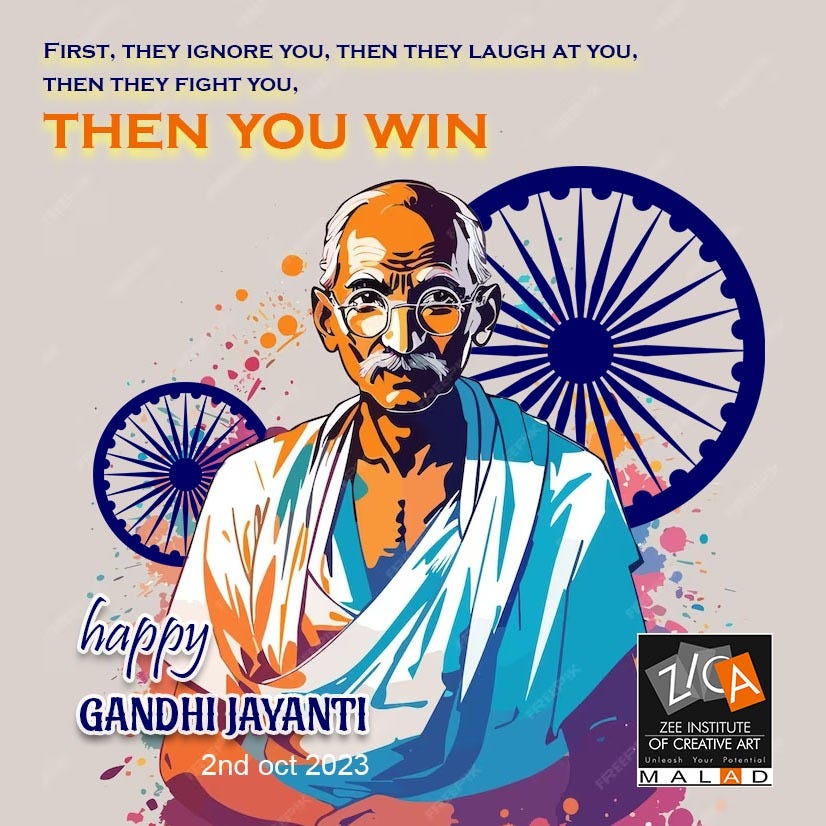 Mahatma Gandhi Jayanti: Remembering the Nation's Father | by ZICA Malad |  Medium