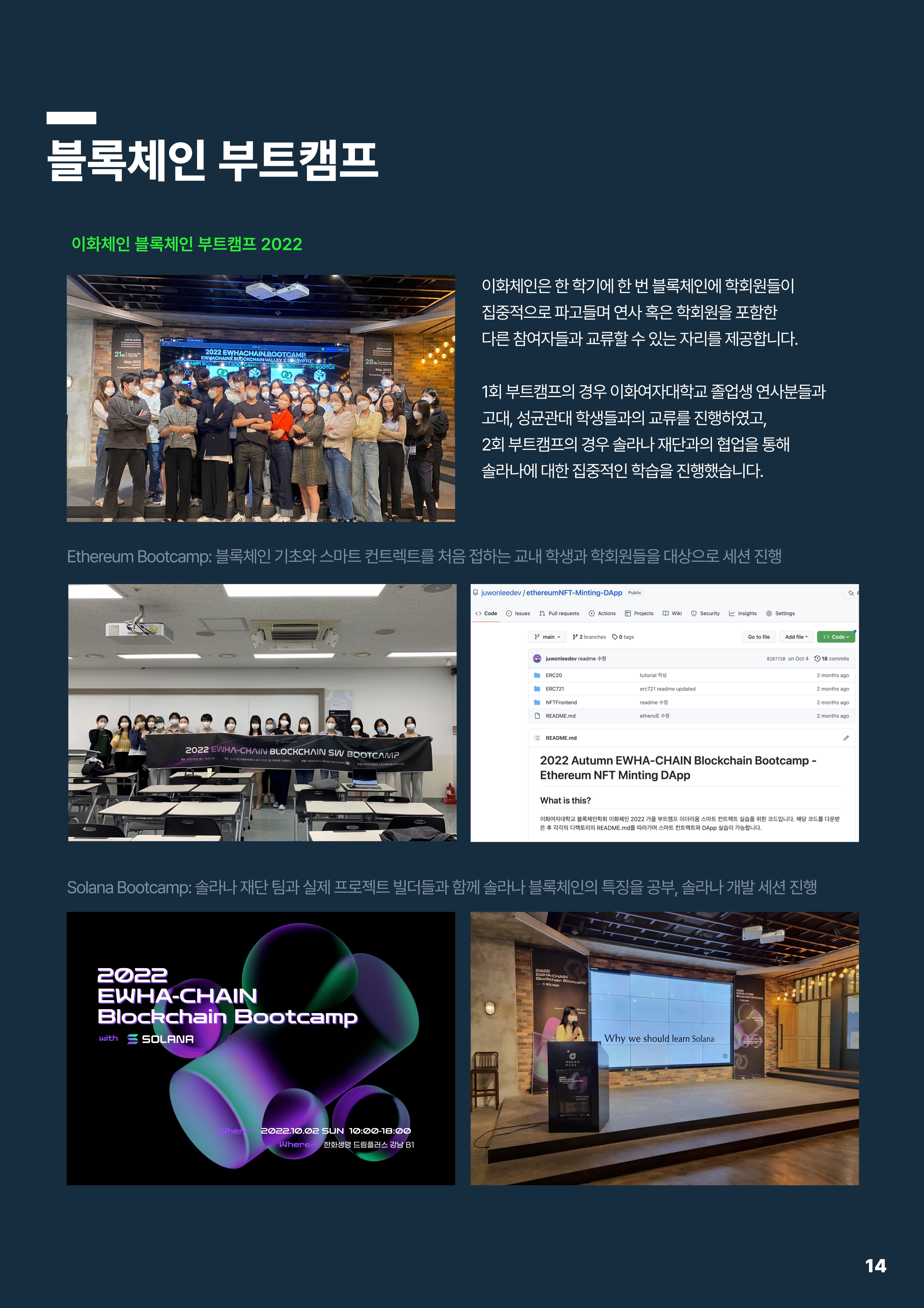 이화여자대학교 블록체인학회 이화체인 2022 활동 정리 — Looking Back, Looking Forward | by Irene |  EWHA-CHAIN | Medium