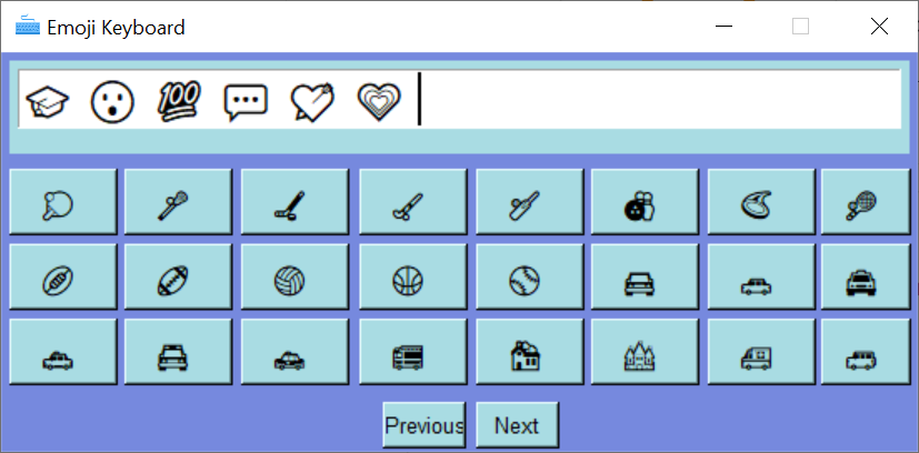 Emoji Desktop Keyboard (Python, Tkinter) | by Bilal Belli | Medium