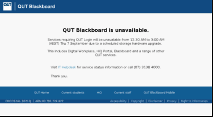 Qut blackboard online