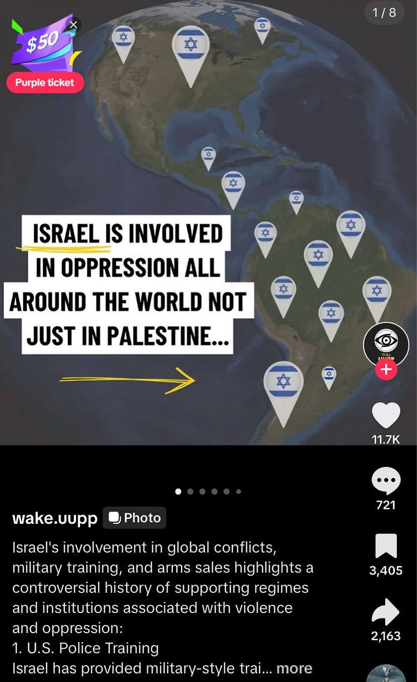 ‘’Israel’s Involved in’’ Exposing Anti-Israel misinfo on TikTok