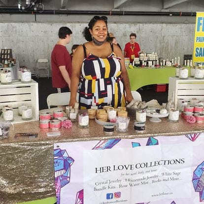 Me at Mind Body Soul Expo Weekend Pop Up Event
