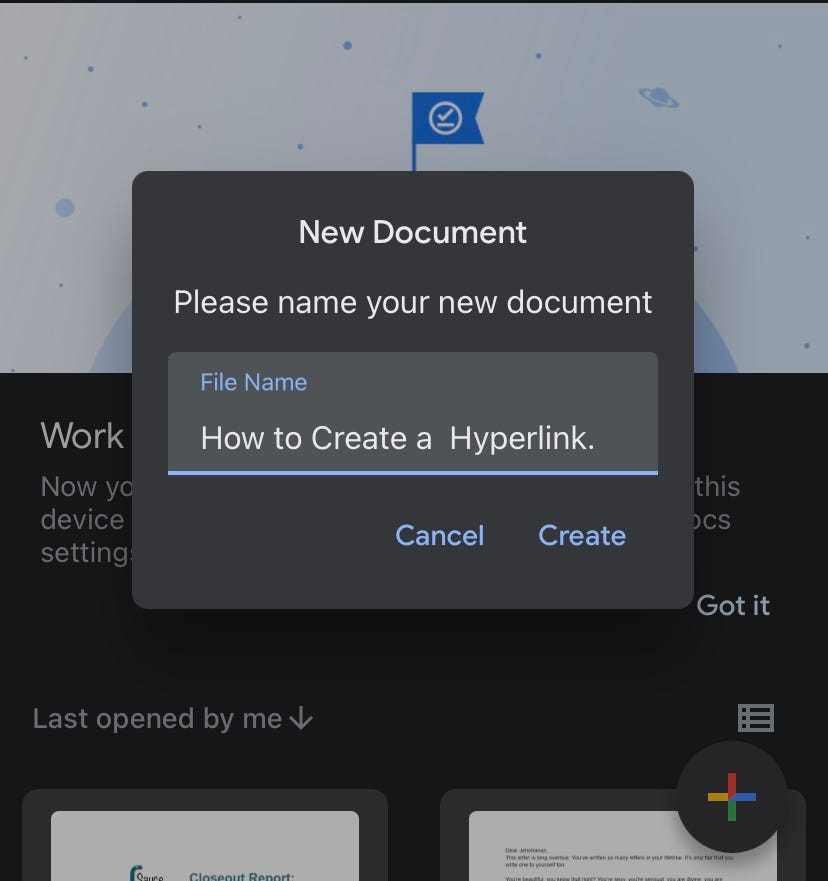 How to Create Hyperlinks in Google doc. by Jehohanan Ogieva Medium