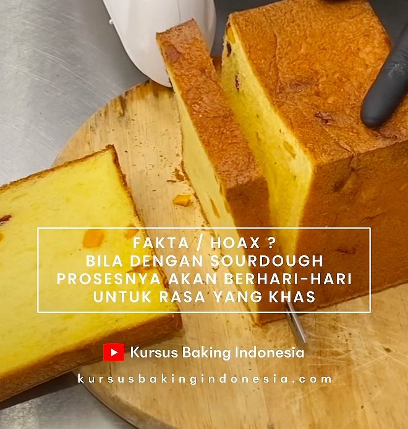 Fakta / Mitos Ketika Membuat Roti Sourdough Membutuhkan Proses Berhari-hari !?