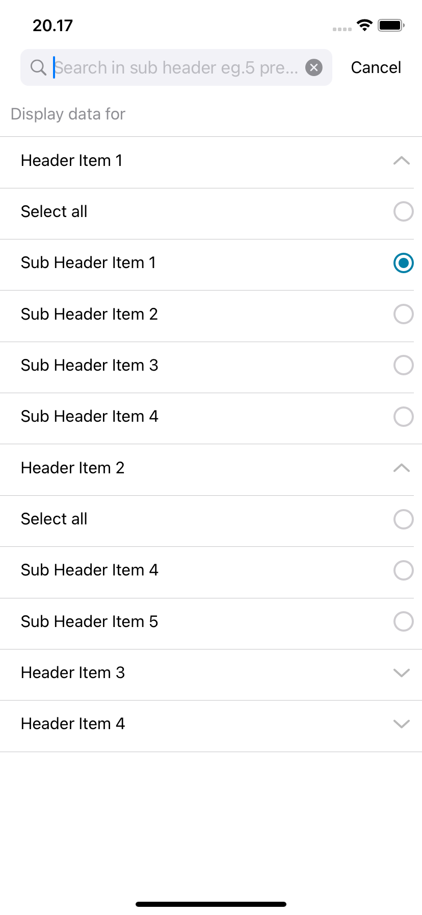 Expandable Header With Search In SwiftUI By Meet Shah Medium