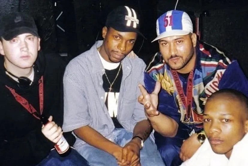 Eminem’s Team Quit at the ’97 Rap Olympics “They threw in the towel