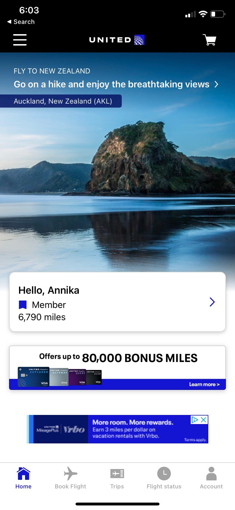 UI Design Sprint, The United App. Airline travel apps are notorious for ...