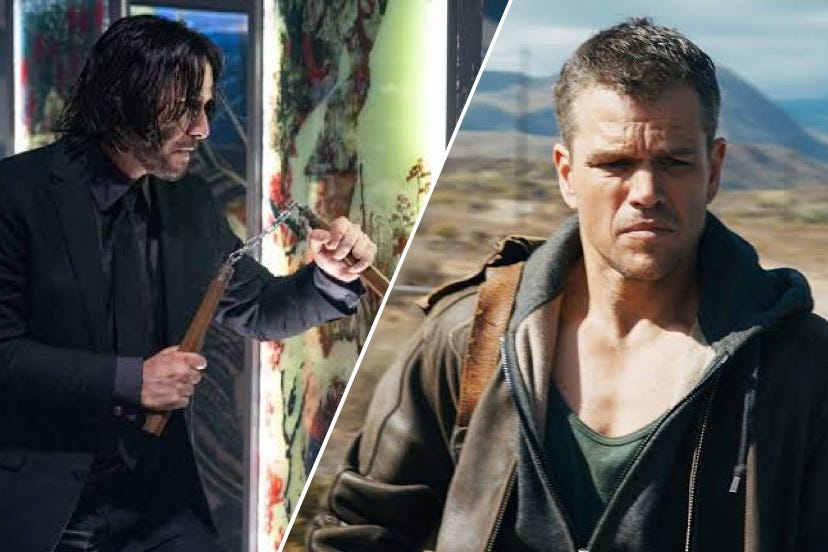 John Wick vs Jason Bourne: quem ganharia uma briga?