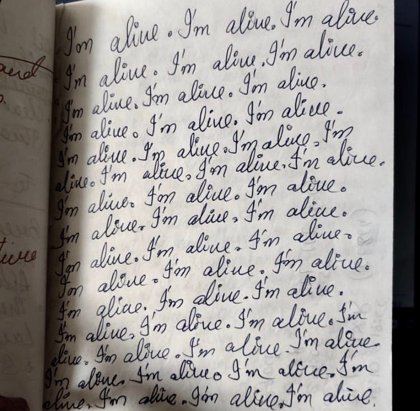 I asked people to send me their old journal entries anonymously