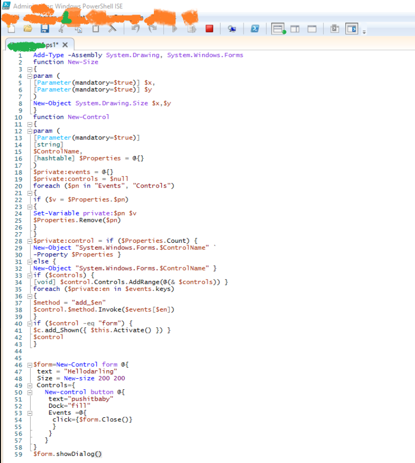 Playing with Powershell. System.Drawing Assemblysystemwindowsforms