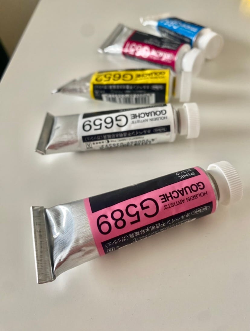 Intro to Gouache. Gouache. It’s a very fickle medium. But… by Sadie