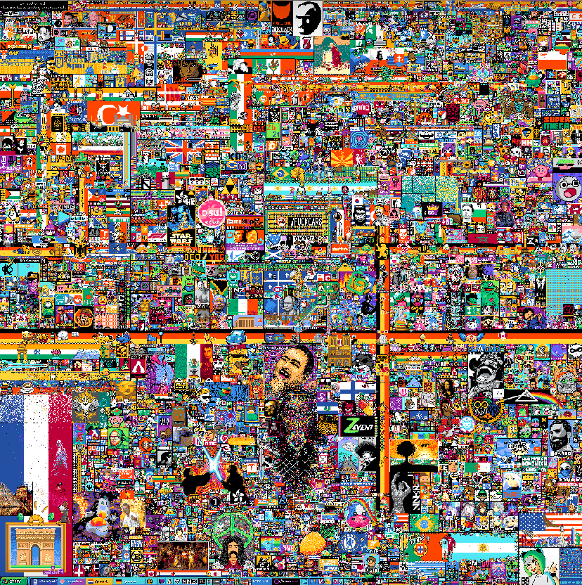 r/place, The Great Pixel War. What is happening on this subreddit? | by  Kiara Hayes | Medium