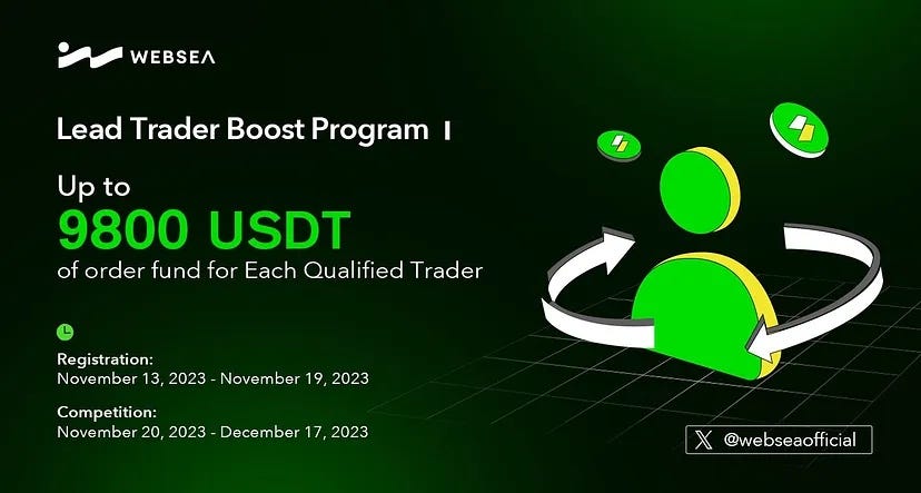 Websea Launches BOOST Program: Elevate Your Trading Success and Claim up to  $9,800 USDT! | by EgbunaMichael | Nov, 2023 | Medium